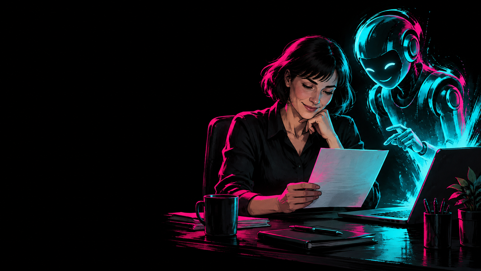 Wygenerowana ilustracja tematu slajdu